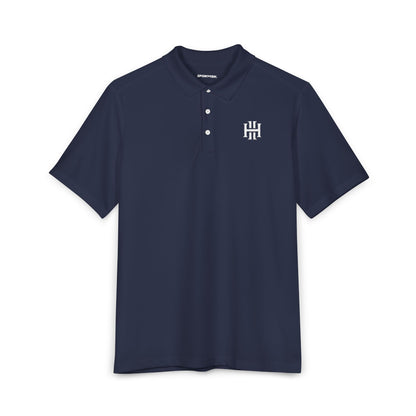 Embroidered Crest Polo Shirt - Men's Performance UV Micropique