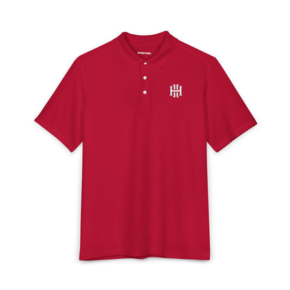 Embroidered Crest Polo Shirt - Men's Performance UV Micropique