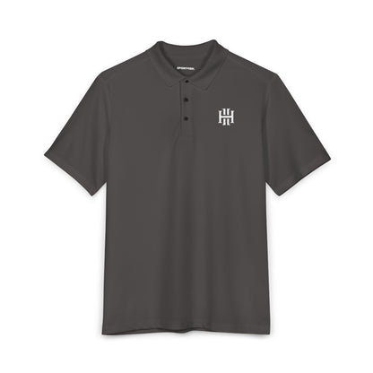 Embroidered Crest Polo Shirt - Men's Performance UV Micropique
