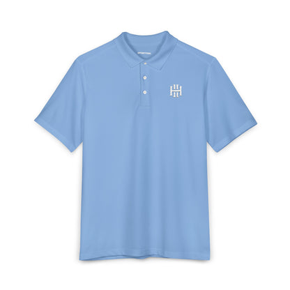 Embroidered Crest Polo Shirt - Men's Performance UV Micropique