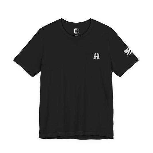 Minimalist Logo Tee | Black Short Sleeve Shirt