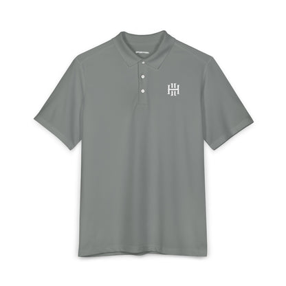 Embroidered Crest Polo Shirt - Men's Performance UV Micropique